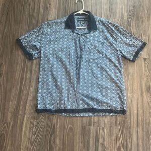 A&F Short Sleeve Oversized Camp Shirt in Size L